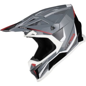 Acerbis T711 Grey White Motocross Helmet