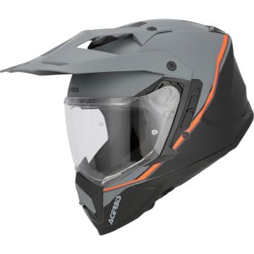 Acerbis Assault Graphic Matt Black Orange Adventure Full Face Helmet