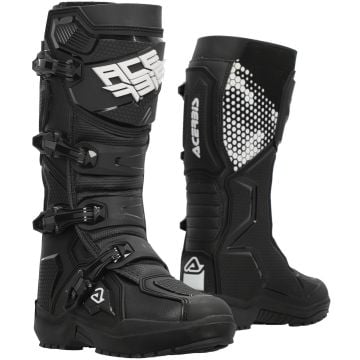 Acerbis Artiglio Schwarz Weiß Motocross Stiefel