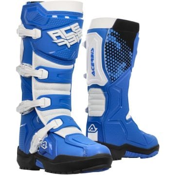 Acerbis Artiglio Blau Weiß Motocross Stiefel