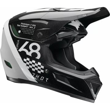Thor Reflex Riot Noir Métallique Casque Motocross