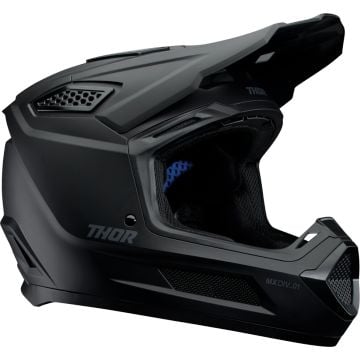 Thor Fleet Blackout Matt Black Motocross Helmet