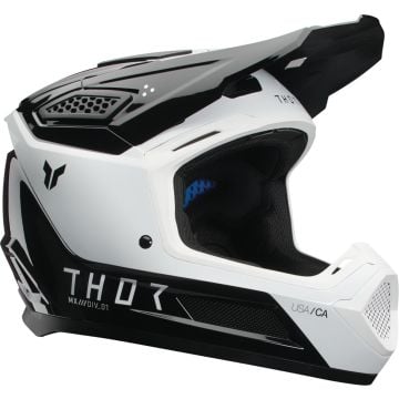 Thor Fleet Storm Noir Blanc Casque Motocross