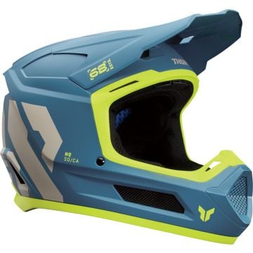 Thor Fleet Forge Blue Fluo Yellow Motocross Helmet