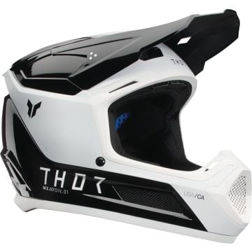 Thor Fleet Storm Noir Blanc Casque Motocross Enfant