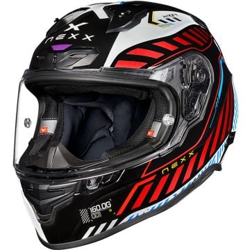 Nexx X.R3R Out Brake Black White Full Face Helmet