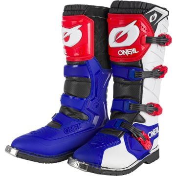 O'NEAL Rider Pro Blue Red Motocross Boots