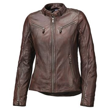 Held Sabira Chocolade Chaqueta Motorista De Cuero Marrón