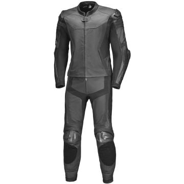 Held Street-Rocket Pro Black 2PC Leather Motorcycle Suit