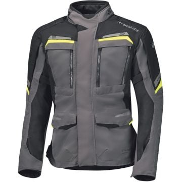 Held Lonborg Top Dark Grey Black Neon Yellow Textile Jacket