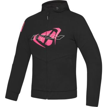 Ixon Touchdown L Black Bright Pink Ladies Textile Motorcycle Jacket