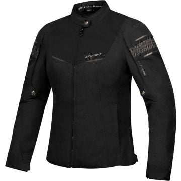 Ixon Wilana Black White Waterproof Ladies Textile Motorcycle Jacket