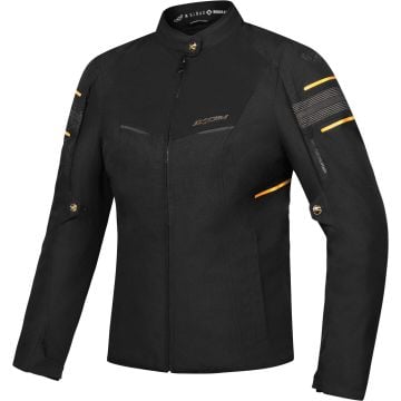 Ixon Wilana Black Gold Waterproof Ladies Textile Motorcycle Jacket