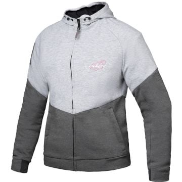Ixon Touchdown L Grey Silver Fushia Ladies Textile Motorcycle Jacket