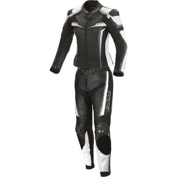 Büse Mille Ladies Black White 2PC Leather Motorcycle Suit