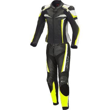 Büse Mille Ladies Black Yellow 2PC Leather Motorcycle Suit
