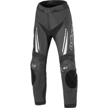 Büse Imola Black White Leather Pants