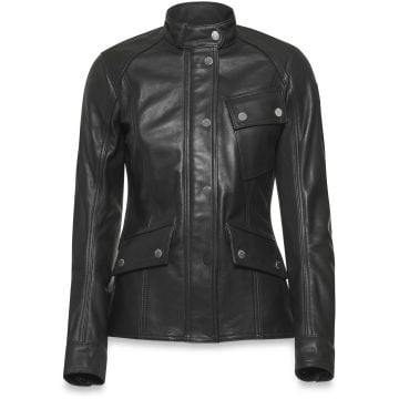 Belstaff Penrith Ladies Black Leather Jacket