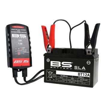 BS Battery BS15 Cargador de batería inteligente
