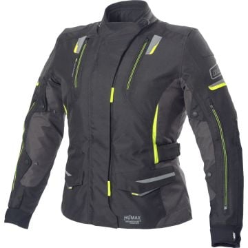Büse Jana Ladies Black Grey Yellow Textile Jacket