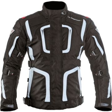 MUGENRACE Diane Femme Veste Textile Noire Imperméable