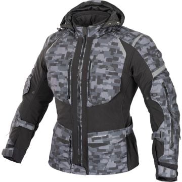 Büse Bristol Ladies Grey Black Textile Jacket