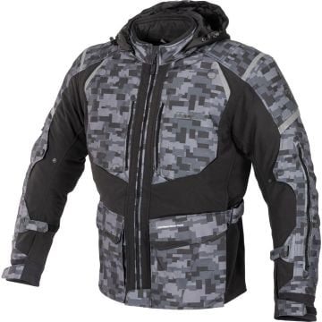 Büse Bristol Grey Black Textile Jacket