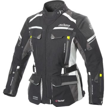 Büse Highland II Ladies Black Grey Textile Jacket