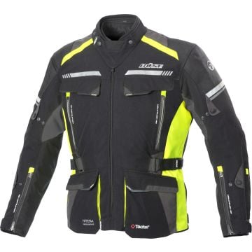 Büse Highland II Black Grey Yellow Textile Jacket