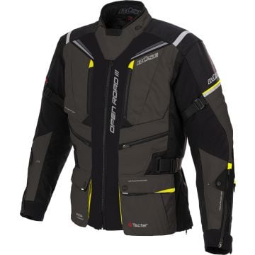 Büse Open Road III Anthracite Black Yellow Waterproof Textile Jacket