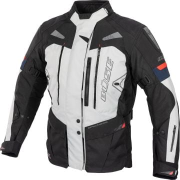 Büse Monterey Ladies Light Grey Waterproof Textile Jacket