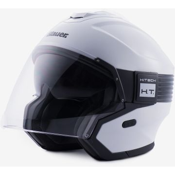 Blauer Hacker BTR Blanco Negro Casco Jet