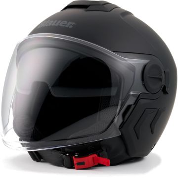 Blauer Demi Jet DJ-01 Monocolor Black Jet Helmet