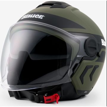 Blauer Demi Jet DJ-01 Graphic B Green Jet Helmet