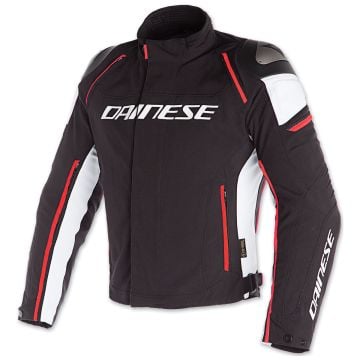 Dainese Racing 3 D-Dry Noir Blanc Fluo Rouge CE Blouson