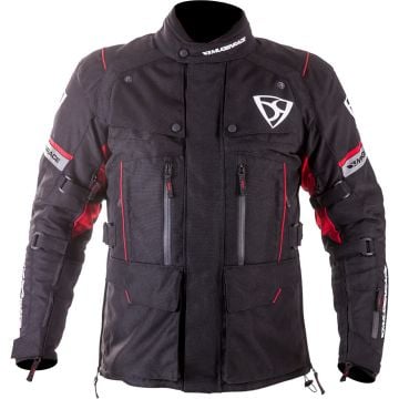 MUGENRACE T-Uno Black Red Waterproof Textile Jacket