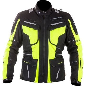 MUGENRACE Aerator Black Fluo Yellow Waterproof Textile Jacket