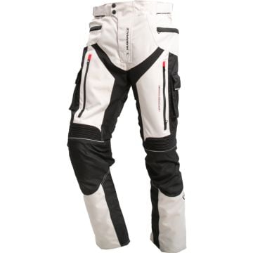 MUGENRACE Lineare Light Grey Black Waterproof Textile Pants