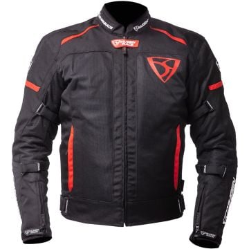 MUGENRACE Fuggire-A Black Red Textile Jacket