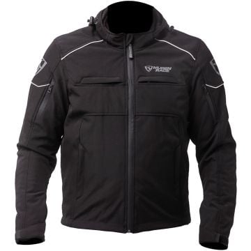 MUGENRACE Srippy Black Grey Waterproof Softshell Jacket