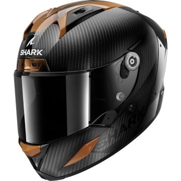 Shark Aeron Carbon Skin Carbon Bronzo Casco Integrale