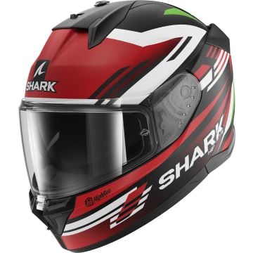 SHARK D-Skwal 3 Firstlap Mat Black Red Green KRG