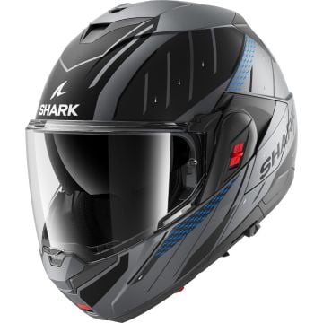 SHARK Oxo Rydger Mat Anthracite Blue Black ABK Modular Helmet