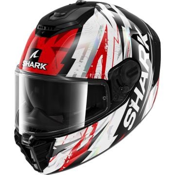 SHARK Spartan Rs Hibolt Black Red Chrom KRU