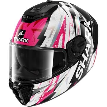 SHARK Spartan Rs Hibolt Black Violet Chrom KVU