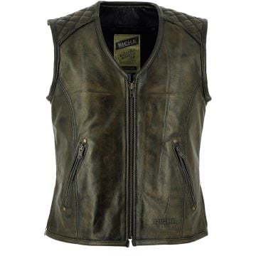 Richa Gilet Colt Brown Motorcycle Vest
