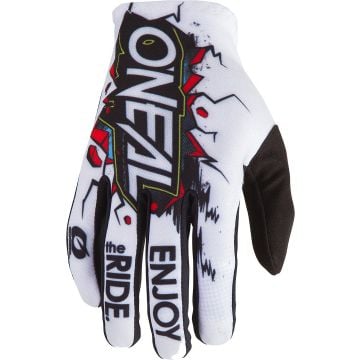 O'NEAL Matrix Villain 2 White Youth Motocross Gloves