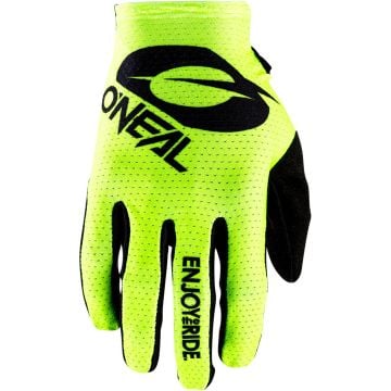 O'NEAL Matrix Stacked Neon Yellow Motocross Gloves