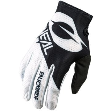 O'NEAL Matrix Stacked Black White Motocross Gloves