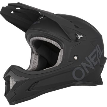 O'NEAL Sonus Youth Solid Matt Black Kids Downhill Bicycle Helmet